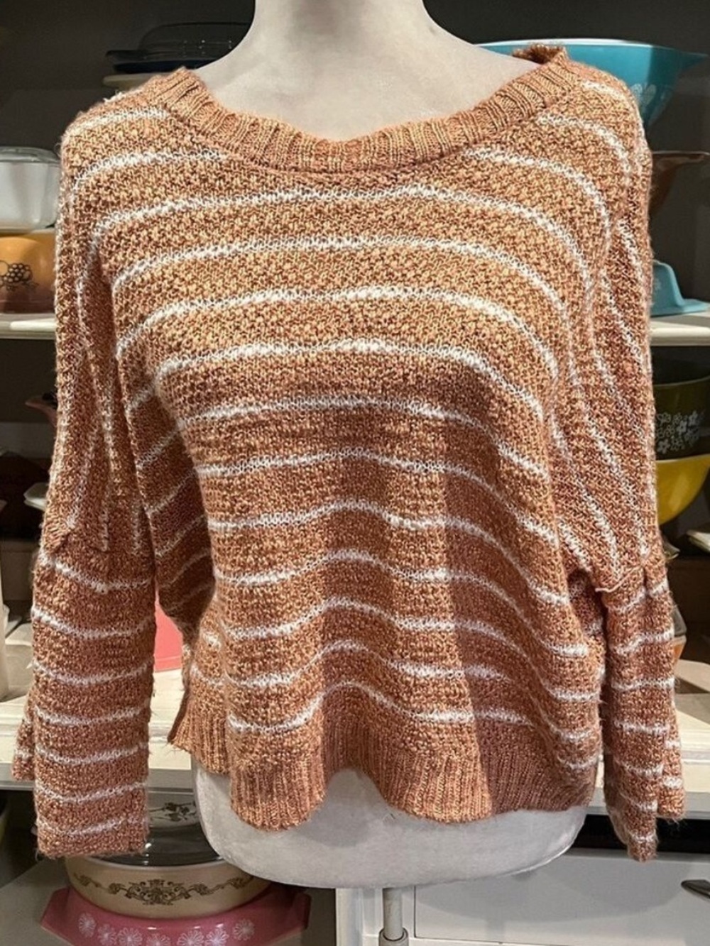 Saltwater Luxe Creamsicle Sweater - Size Small